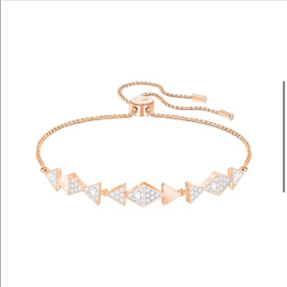 Swarovski heroism rose gold plated bracelet